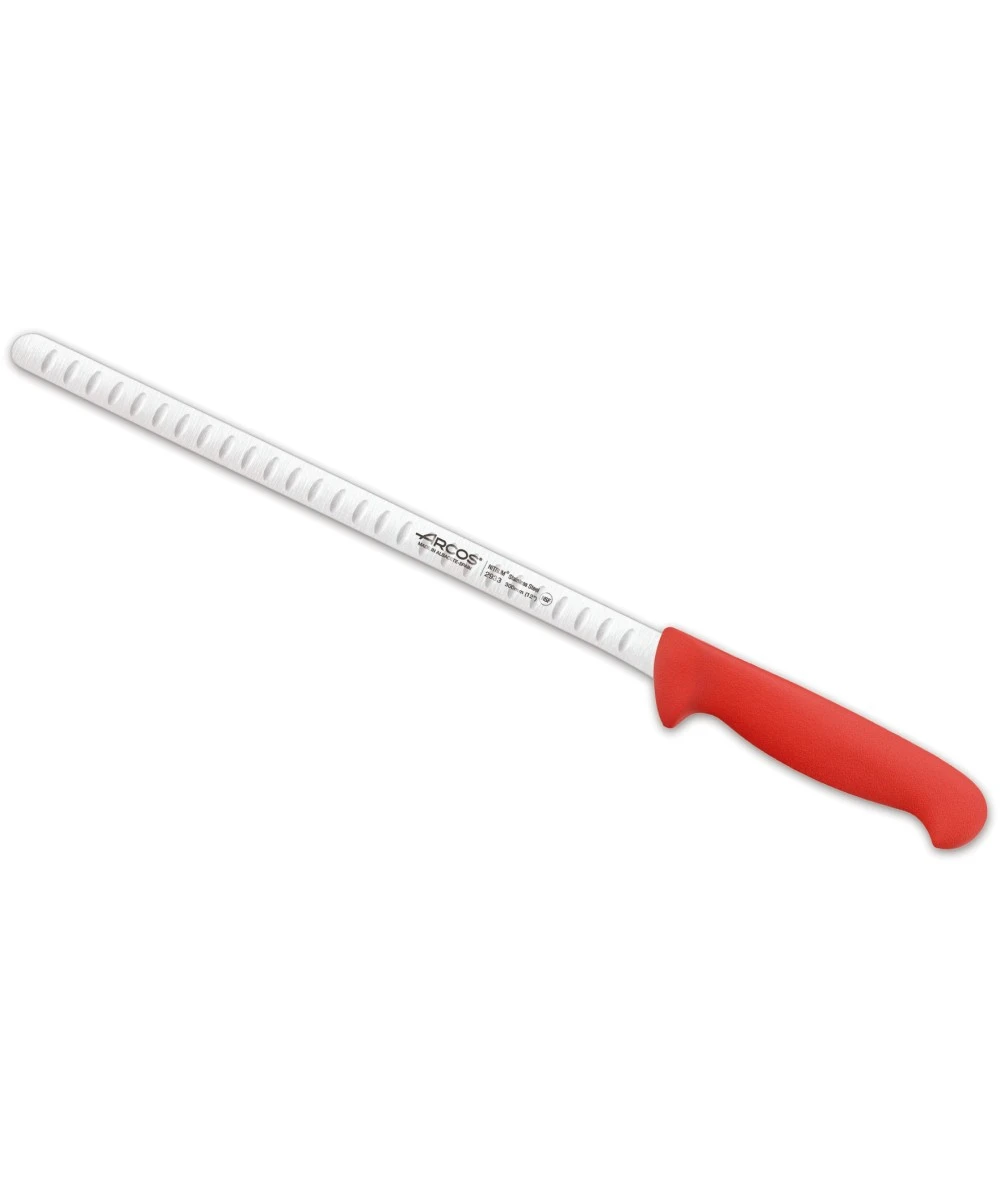 CUCHILLO SALMÓN ROJO 300MM SERIE 2900 ARCOS 293322 1 CUCHILLO SALMÓN ROJO 300MM SERIE 2900 ARCOS 293322