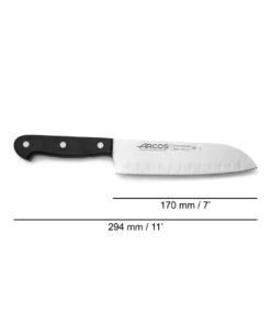 CUCHILLO SANTOKU 170MM ARCOS 286004 9 CUCHILLO SANTOKU 170MM ARCOS 286004 -Bazar Casa Sole cuchillo santoku 170mm arcos 286004 2