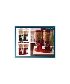 DISPENSADOR DE CEREALES ROJO -Bazar Casa Sole dispensador de cereales rojo 3