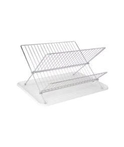 ESCURREPLATOS ACERO INOX PLAGABLE BLANCO SAUVIC 91041