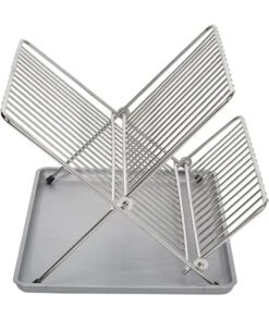 ESCURREPLATOS ACERO INOX PLAGABLE GRIS SAUVIC 91041