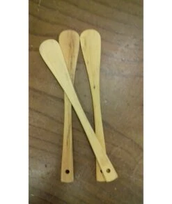 ESPÁTULA LISA 30 CM MADERA DE BOJ 8 ESPÁTULA LISA 30 CM MADERA DE BOJ -Bazar Casa Sole espatula lisa 30 cm madera de boj 2