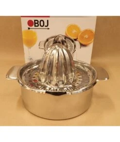 EXPRIMIDOR MANUAL INOX GRANDE BOJ 01217804 -Bazar Casa Sole exprimidor manual inox grande boj 01217804 2