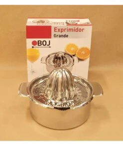 EXPRIMIDOR MANUAL INOX GRANDE BOJ 01217804 -Bazar Casa Sole exprimidor manual inox grande boj 01217804 3