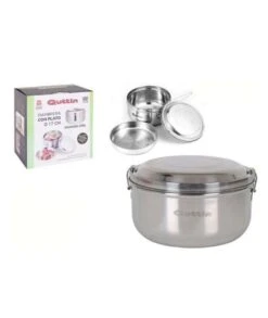 FIAMBRERA CON PLATO ACERO 17 CM QUTTIN