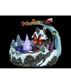 FIGURA NAVIDAD CON PAPA NOEL