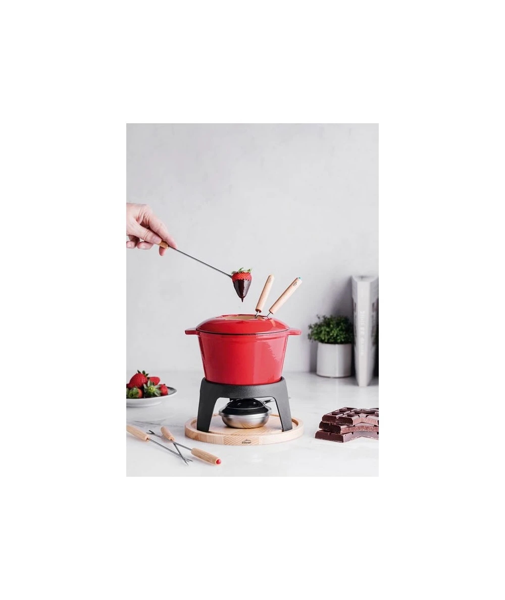 FONDUE HIERRO FUNDIDO ROSSO LACOR 71711 3 FONDUE HIERRO FUNDIDO ROSSO LACOR 71711 - Imagen 3
