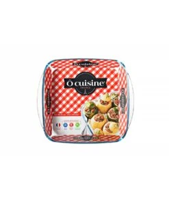 FUENTE CUADRADA 25X22CM Ô CUISINE 4936965 -Bazar Casa Sole fuente cuadrada 25x22cm o cuisine 4936965 2