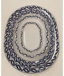 FUENTE OVAL 28 CM MELIDE SÁLVORA PONTESA 73533 -Bazar Casa Sole fuente oval 28 cm melide salvora pontesa 73533 2