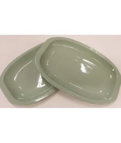 FUENTE REFRACTARIA 24CM LA PAJARITA VERDE -Bazar Casa Sole fuente refractaria 24cm la pajarita verde 3