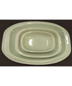 FUENTE REFRACTARIA 24CM LA PAJARITA VERDE -Bazar Casa Sole fuente refractaria 24cm la pajarita verde 4