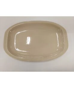 FUENTE REFRACTARIA 34CM LA PAJARITA BEIGE