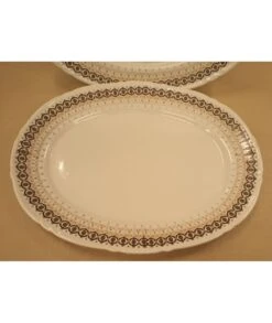 FUENTE VINTAGE PORCELANA GIJÓN 35,5X27CM