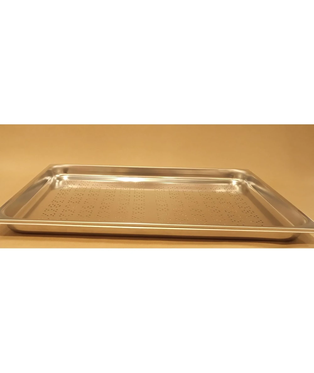 GASTRONORM PERFORADA 2/1 ACERO INOX 40 MM PUJADAS P210401 2 GASTRONORM PERFORADA 2/1 ACERO INOX 40 MM PUJADAS P210401 - Imagen 2