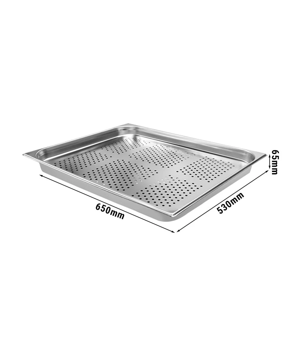 GASTRONORM PERFORADA 2/1 ACERO INOX 40 MM PUJADAS P210401 5 GASTRONORM PERFORADA 2/1 ACERO INOX 40 MM PUJADAS P210401 - Imagen 5