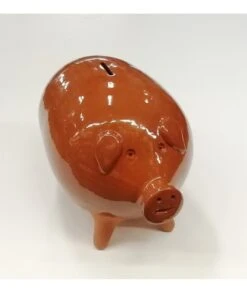 HUCHA DE BARRO CERDITO -Bazar Casa Sole hucha de barro cerdito 3