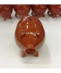 HUCHA DE BARRO CERDITO -Bazar Casa Sole hucha de barro cerdito 5