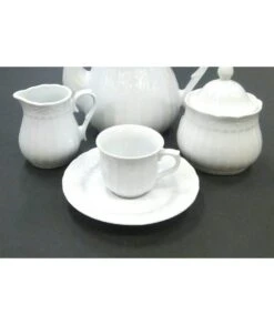 JUEGO CAFÉ-TÉ 27 PIEZAS SEVILLA BLANCO PONTESA-SANTA CLARA 8 JUEGO CAFÉ-TÉ 27 PIEZAS SEVILLA BLANCO PONTESA-SANTA CLARA -Bazar Casa Sole juego cafe te 27 piezas sevilla blanco pontesa santa clara 2