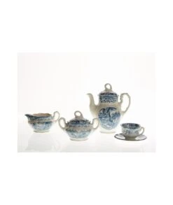 JUEGO DE CAFÉ 27 PIEZAS CEILÁN LA CARTUJA DE SEVILLA