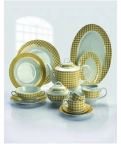 JUEGO DE CAFÉ ALOIA CAMPIÑA AMARILLA SANTA CLARA 78494