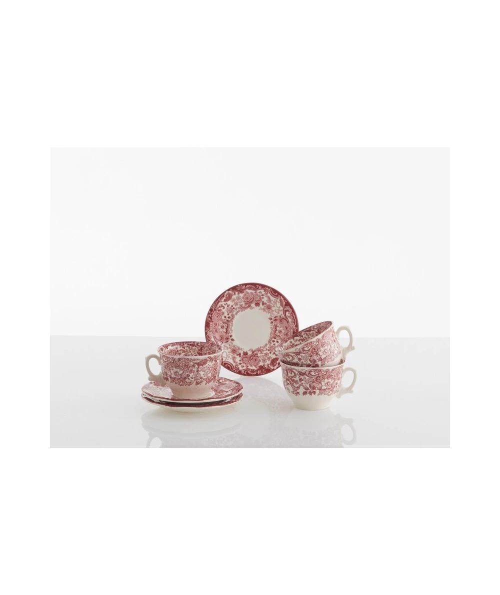 JUEGO DE DESAYUNO 12 PIEZAS AURORA 202 ROSA 1 JUEGO DE DESAYUNO 12 PIEZAS AURORA 202 ROSA