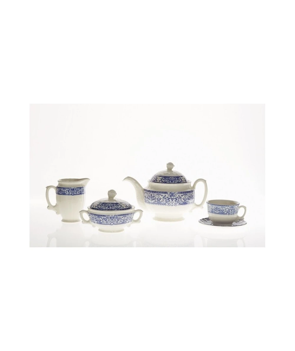 JUEGO DE TÉ 15 PIEZAS 150 ANIVERSARIO LA CARTUJA DE SEVILLA 1 JUEGO DE TÉ 15 PIEZAS 150 ANIVERSARIO LA CARTUJA DE SEVILLA