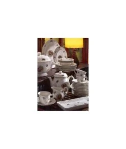 JUEGO DE TÉ 15 PIEZAS FLORES Y FRUTAS SAN CLAUDIO 1031101222 -Bazar Casa Sole juego de te 15 piezas flores y frutas san claudio 1031101222 2