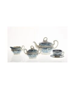 JUEGO DE TÉ 27 PIEZAS CEILÁN LA CARTUJA DE SEVILLA