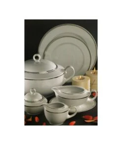 JUEGO TÉ 27 PIEZAS ALOIA FILO PLATINO PONTESA 50495