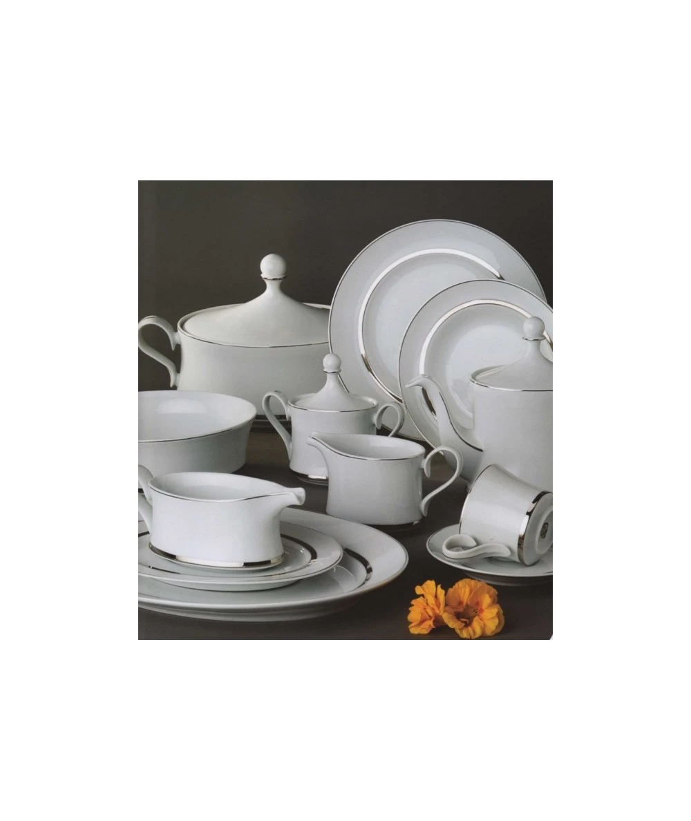 JUEGO TÉ 27 PIEZAS MALLORCA BANDA PLATA PONTESA 52495 1 JUEGO TÉ 27 PIEZAS MALLORCA BANDA PLATA PONTESA 52495