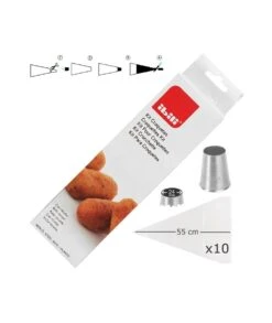 KIT CROQUETAS BOQUILLA INOX IBILI 777000
