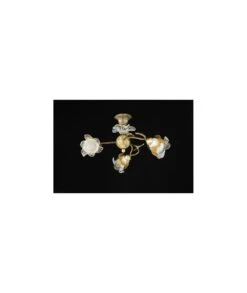 LÁMPARA BRONCE 3 BRAZOS AZABACHE FAGUERLAMP 515/3/C