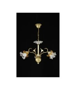 LÁMPARA BRONCE 3 BRAZOS AZABACHE FAGUERLAMP 516/3/C