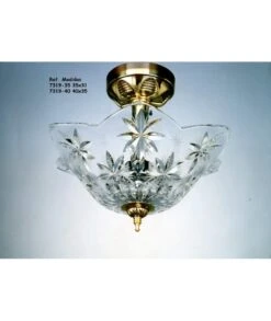 LÁMPARA BRONCE Y CRISTAL 7319 PABLO REY BAUTISTA