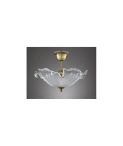 LÁMPARA SEMIPLAFÓN BRONCE AMATISTA FAGUERLAMP 933/35C