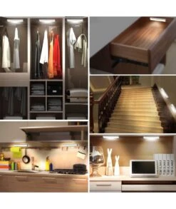 LUZ ARMARIO CON SENSOR DE MOVIMIENTO (4 BATERIAS AAA) -Bazar Casa Sole luz armario con sensor de movimiento 4 baterias aaa 1