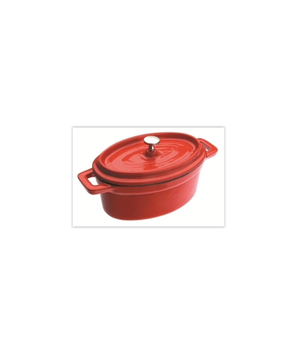 MINI COCOTTE OVAL ROJA IBILI 726015R 1 MINI COCOTTE OVAL ROJA IBILI 726015R