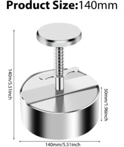 MOLDE HAMBURGUESA 11 CM I-CHEF IBILI 666911 -Bazar Casa Sole molde hamburguesa 11 cm i chef ibili 666911 6