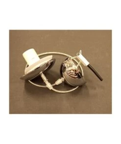 MONTURA GOTA DE CERA COLOR CROMO BRILLO