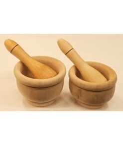 MORTERO DE MADERA 11,5 CENTÍMETROS CON MANO