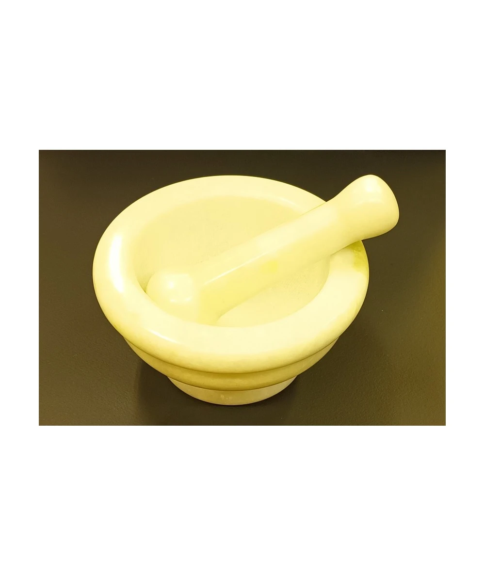 MORTERO MARMOL CON MAZA 15X12 CENTÍMETROS 4 MORTERO MARMOL CON MAZA 15X12 CENTÍMETROS - Imagen 4