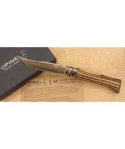 NAVAJA OPINEL N° 8 ABEDUL CAFÉ 9 NAVAJA OPINEL N° 8 ABEDUL CAFÉ -Bazar Casa Sole navaja opinel n 8 abedul cafe 2