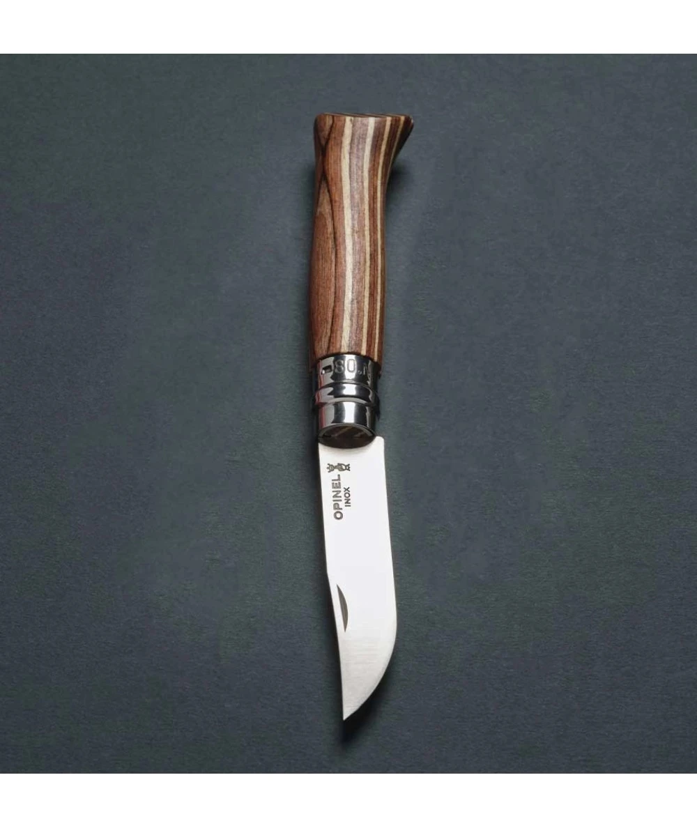 NAVAJA OPINEL N° 8 ABEDUL CAFÉ 4 NAVAJA OPINEL N° 8 ABEDUL CAFÉ - Imagen 4