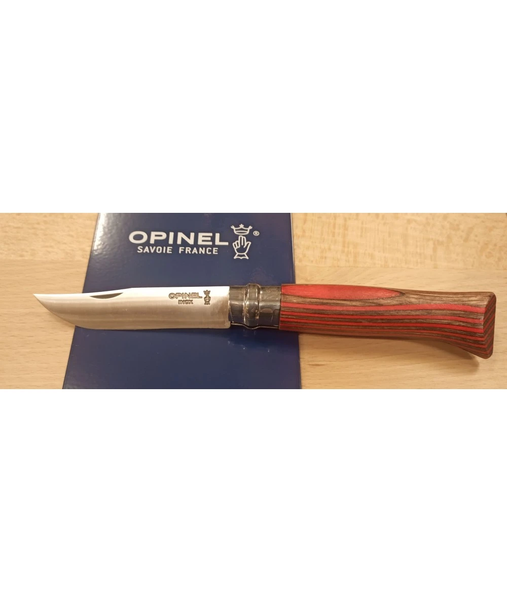 NAVAJA OPINEL N° 8 ABEDUL ROJO 1 NAVAJA OPINEL N° 8 ABEDUL ROJO