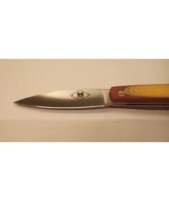 NAVAJA PALLESA CON MANGO MICARTA BANDERA ESPAÑA SG ALBACETE -Bazar Casa Sole navaja pallesa con mango micarta bandera espana sg albacete 3