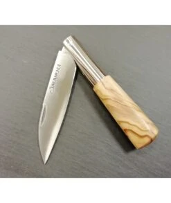 NAVAJA TARAMUNDI OLIVO PUNTA RECTA 7CM