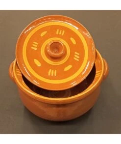 OLLA DE BARRO FABRICADA EN BUÑO 4 LITROS