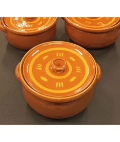 OLLA DE BARRO FABRICADA EN BUÑO 4 LITROS -Bazar Casa Sole olla de barro fabricada en buno 4 litros 3