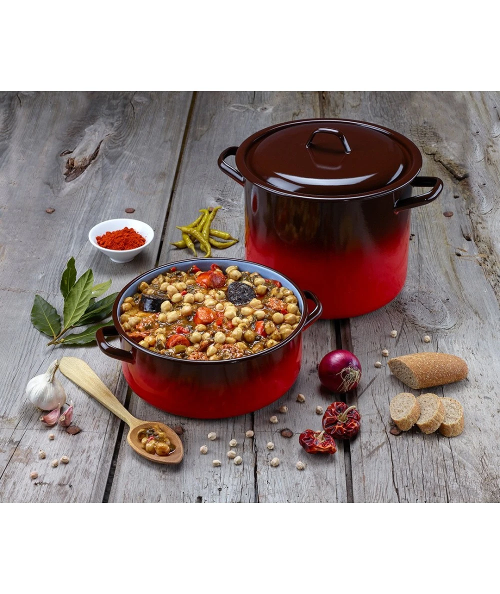 OLLA ESMALTADA 32 CM ABOMBADA LA ESTRELLA 2 OLLA ESMALTADA 32 CM ABOMBADA LA ESTRELLA - Imagen 2