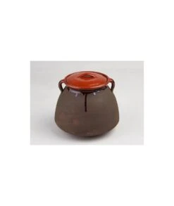OLLA MARMITA DE BARRO CON TAPA 18 LITROS